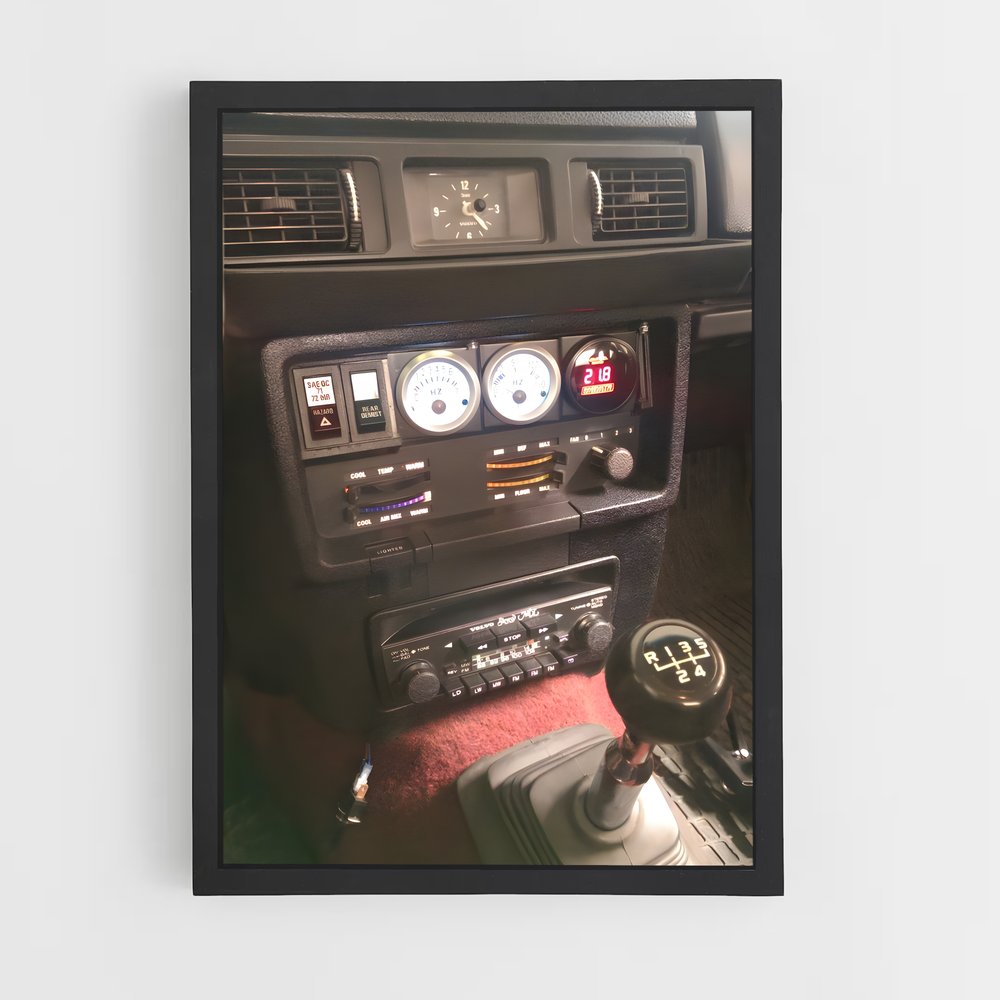 Poster Dashboard Dream – affiche Volvo (vue 2)